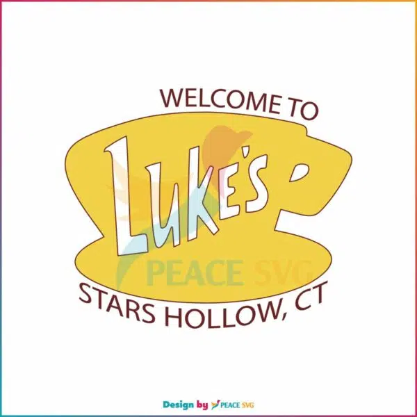 lukes-diner-vintage-welcome-to-lukes-stars-hollow-svg-file