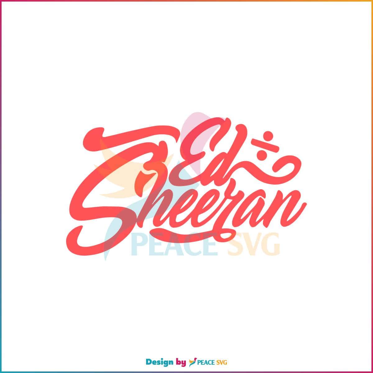 Vintage Ed Sheeran Text Svg The Mathematics Tour 2023 Svg Files For