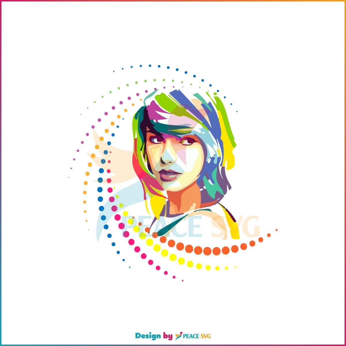 Taylor Swift Inspired SVG Taylor Pop Art SVG Digital Cricut File » PeaceSVG