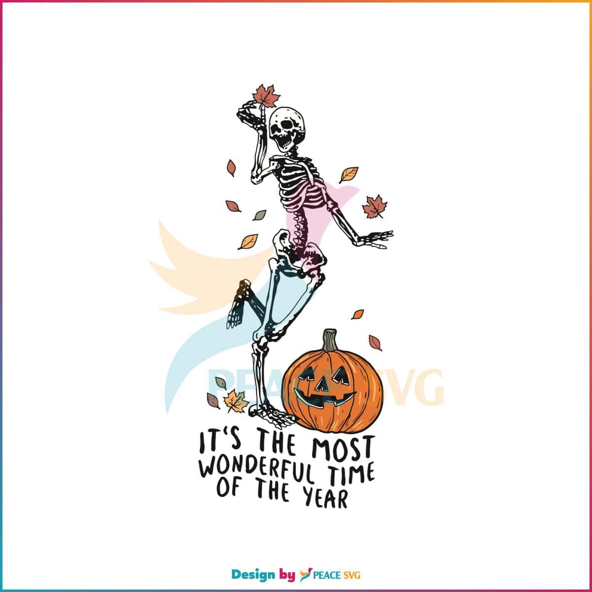 halloween-skeleton-the-most-wonderful-time-of-the-year-svg