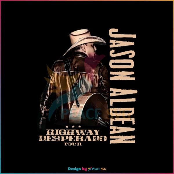 retro-jason-aldean-highway-desperado-tour-png-download