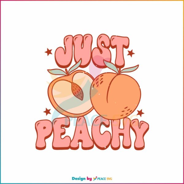 just-peachy-retro-summer-vibes-svg-graphic-design-file