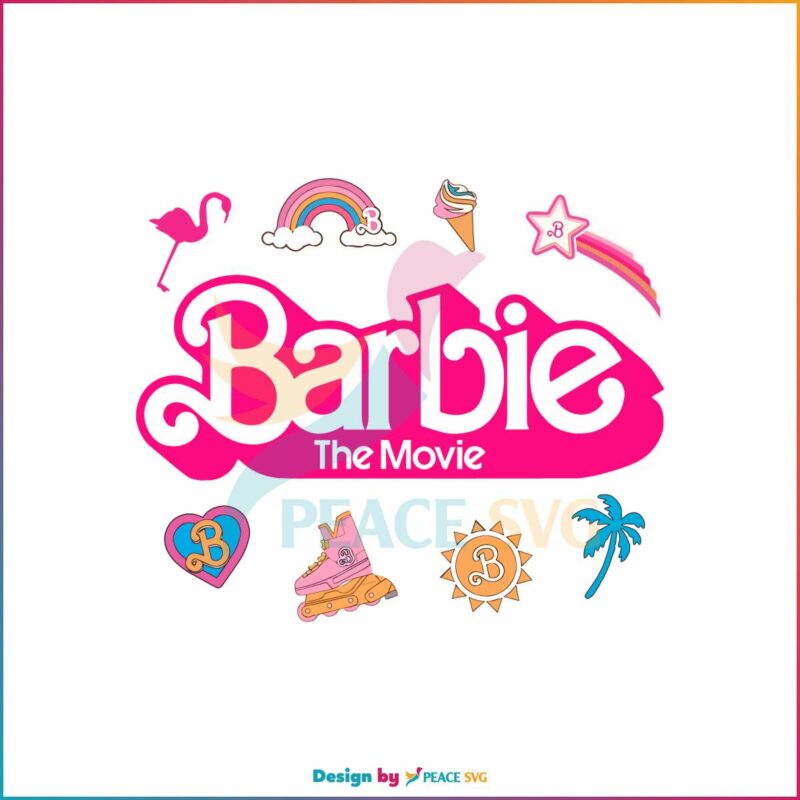 Barbie The Movie Icons SVG Barbie Movie SVG Digital File » PeaceSVG