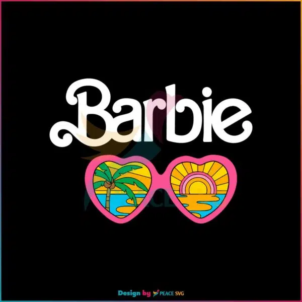 barbie-glasses-retro-logo-cropped-svg-summer-vibes-svg-file