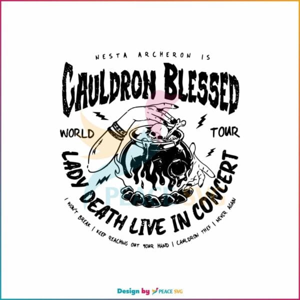 cauldron-blessed-lady-death-live-in-concert-svg-digital-file