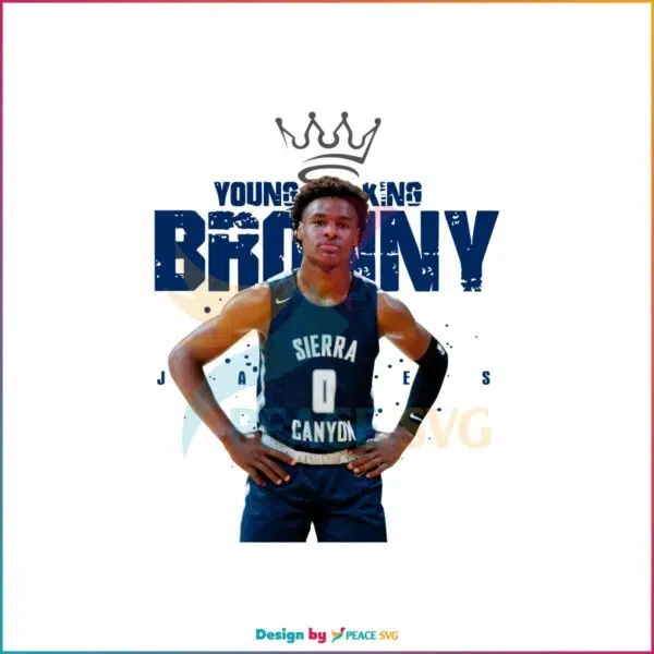 bronny-james-young-king-bronny-usc-trojan-png-download