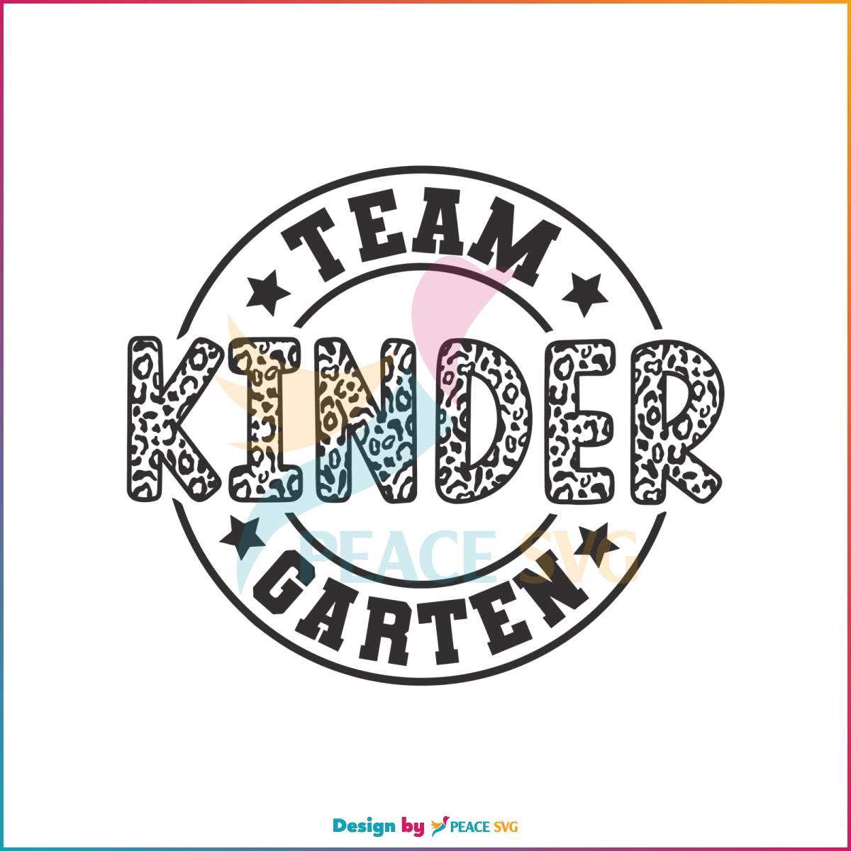 team-kindergarten-teacher-leopard-svg-graphic-design-file