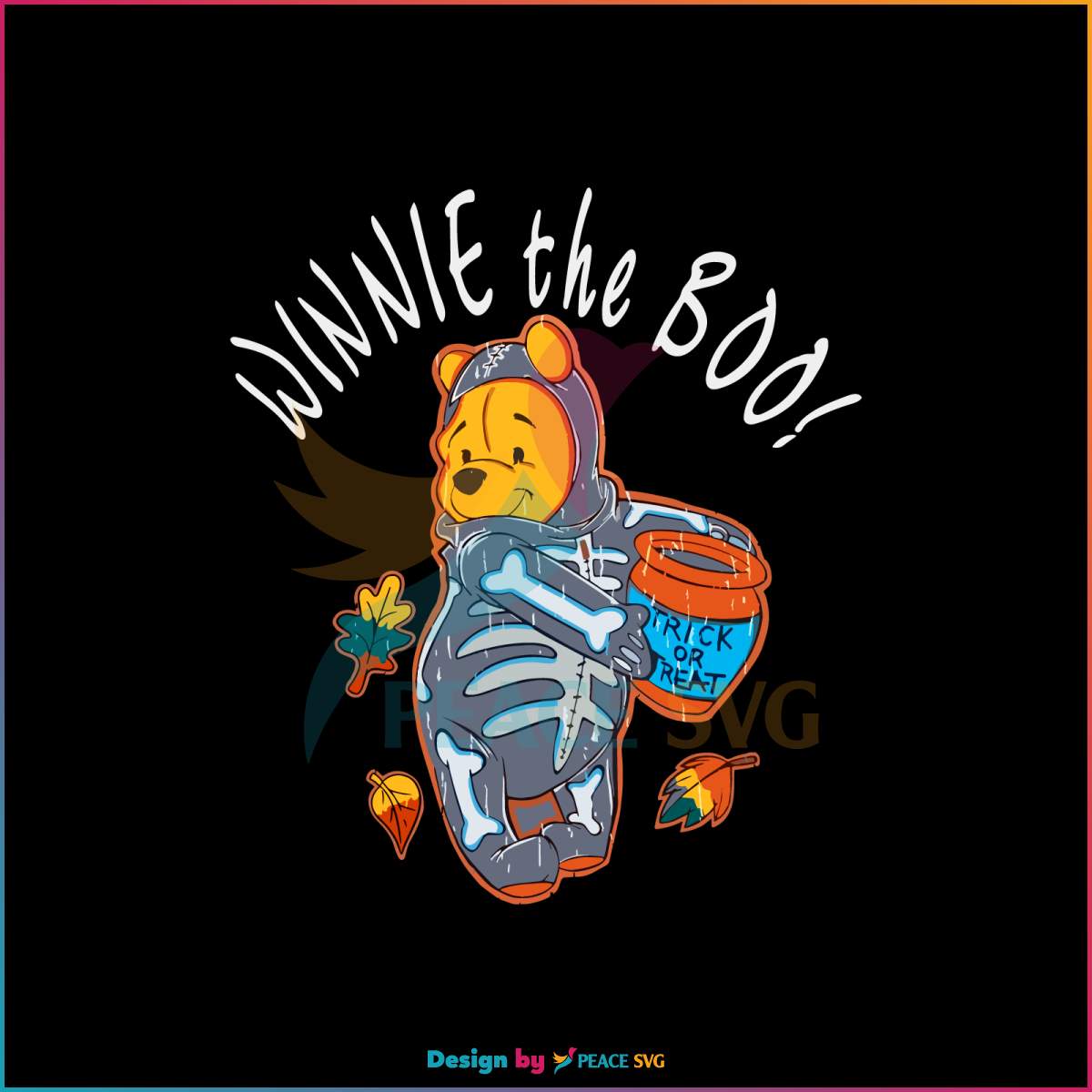 Retro Winnie The Boo Trick Or Treat SVG Digital Cricut File » PeaceSVG