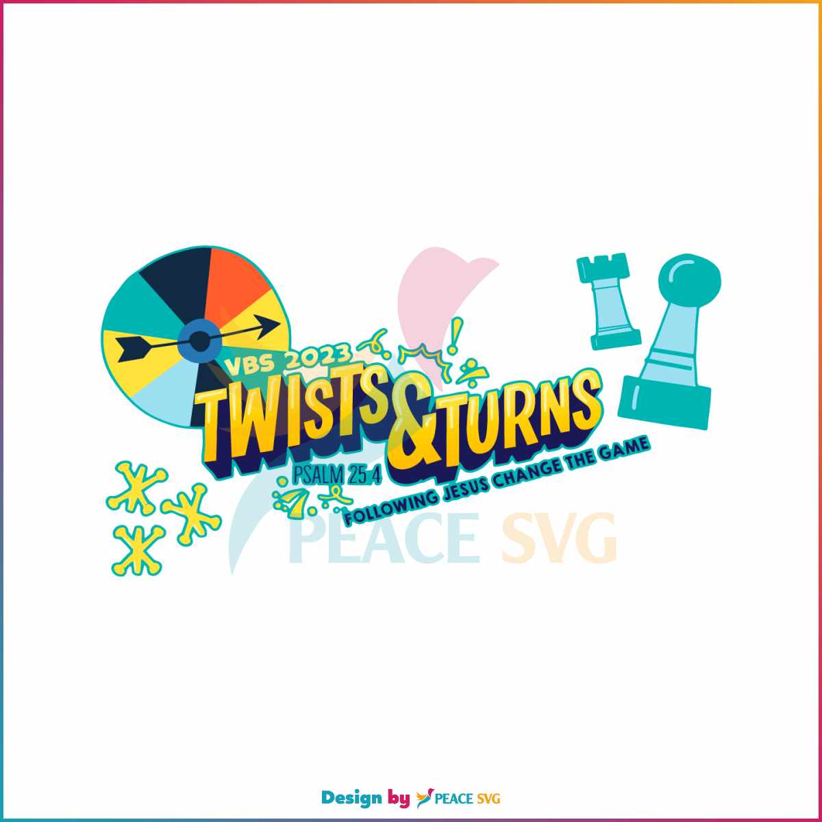 Twisted and Turns VBS Theme 2023 SVG Digital Cricut File » PeaceSVG