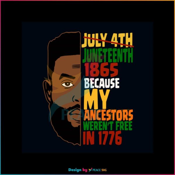 juneteenth-1865-because-my-ancestors-werent-free-in-1776-svg