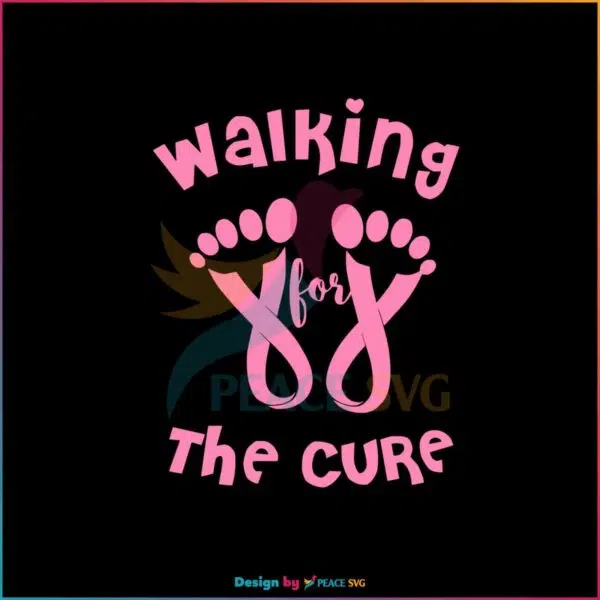 walking-for-the-cure-svg-breast-cancer-awareness-svg-file