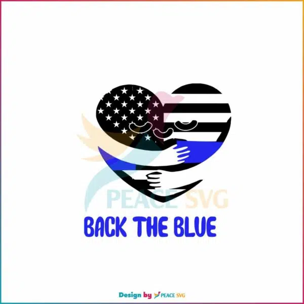 police-back-the-blue-heart-svg-jobs-svg-cutting-digital-file