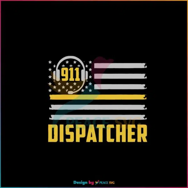 911-dispatcher-flag-svg-protecting-the-three-svg-digital-file