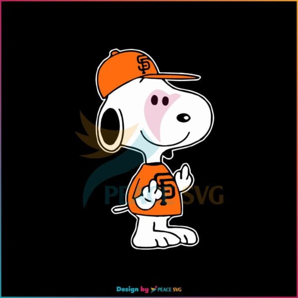 snoopy-san-francisco-giants-baseball-mlb-svg-cricut-file