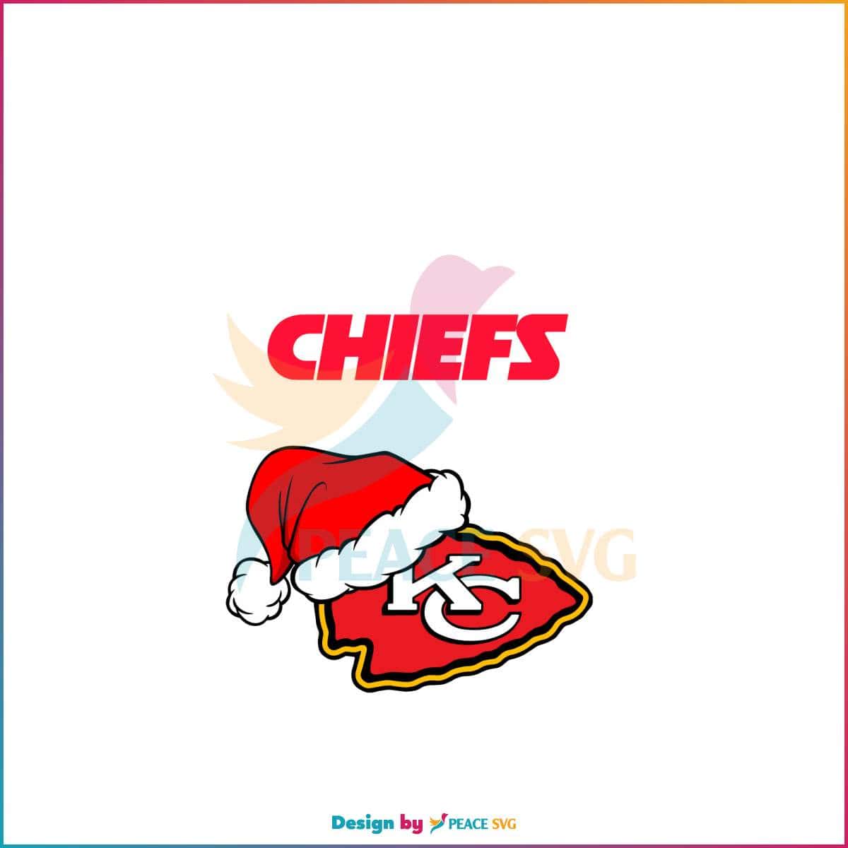 Kansas City Chiefs NFL Christmas Logo Svg Digital Download PeaceSVG