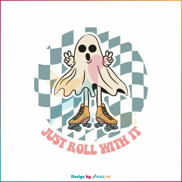 just-roll-with-it-retro-ghost-halloween-svg-cutting-digital-file