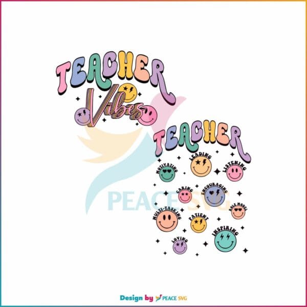 retro-teacher-vibes-groovy-smiley-face-svg-cutting-file
