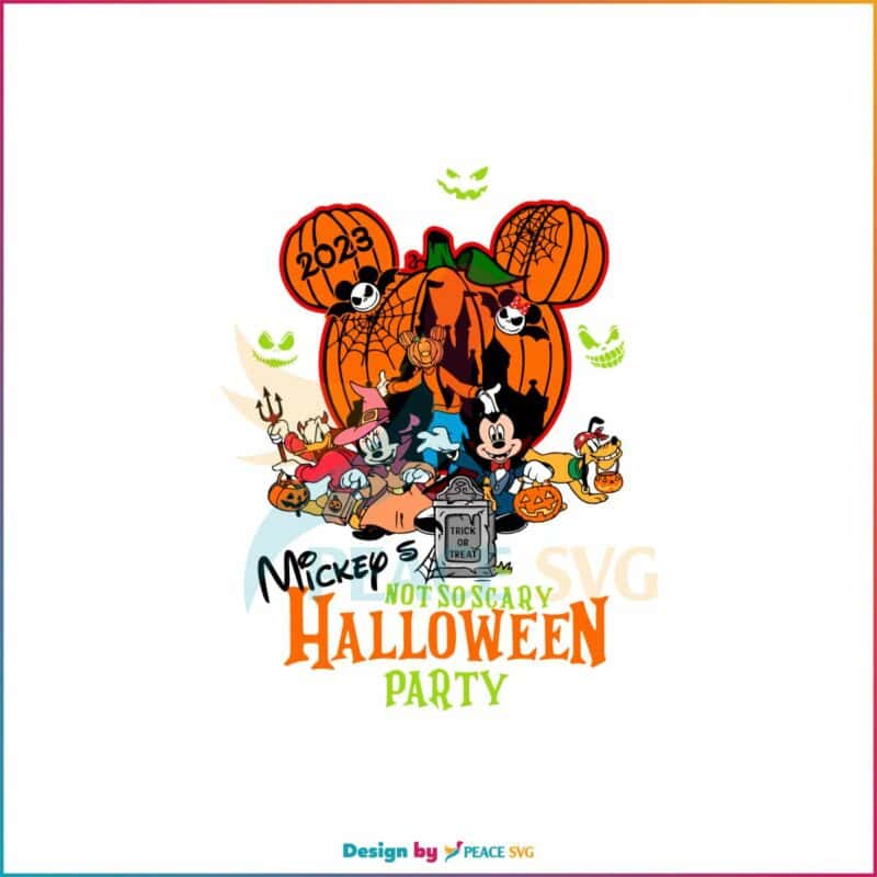 Disney Halloween Mickeys Not So Scary Halloween Party SVG » PeaceSVG