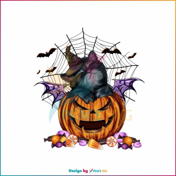 pumpkin-and-black-cat-happy-halloween-png-download