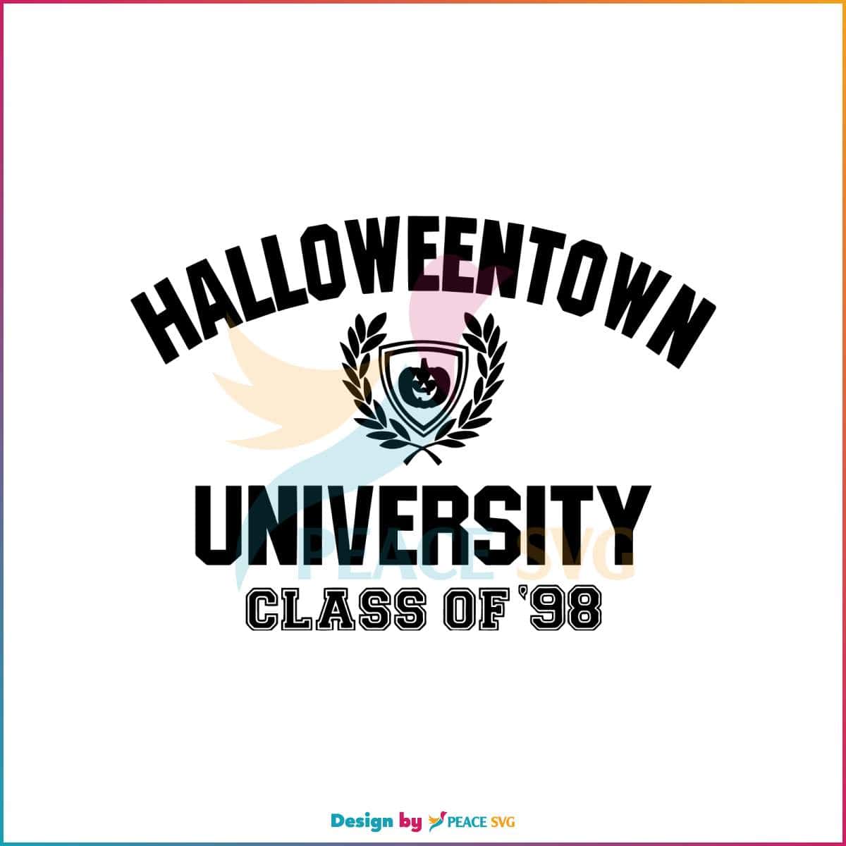 Halloweentown University Class Of 98 SVG Graphic Design File » PeaceSVG