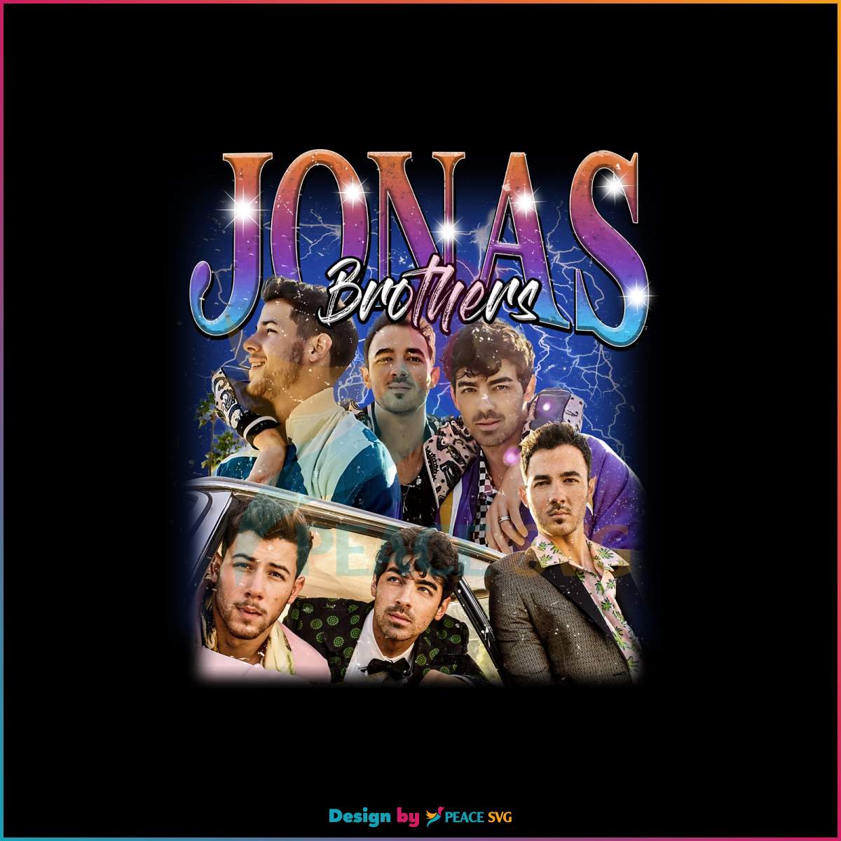 Jonas Brothers Tour Png Five Albums One Night Tour Png Peacesvg