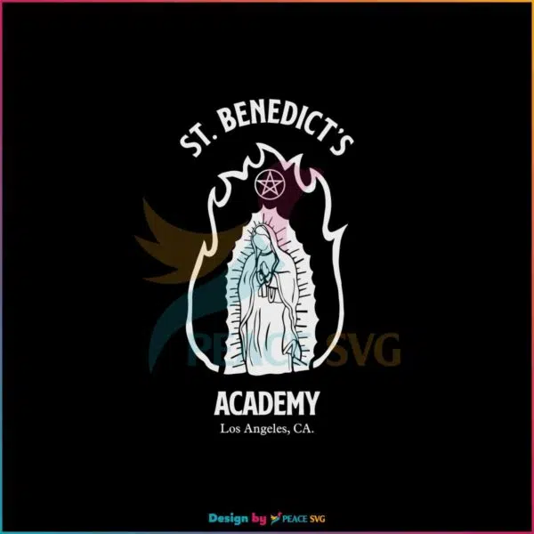 st-benedicts-academy-los-angeles-svg-digital-cricut-file