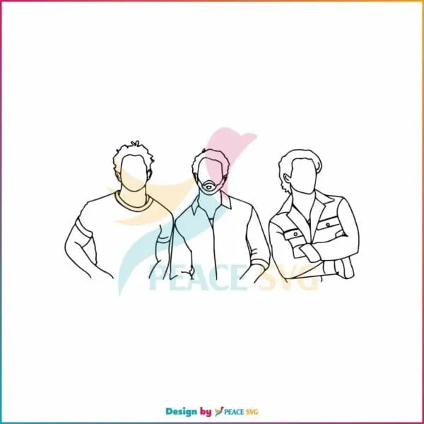 jonas-brothers-band-svg-outline-drawing-jonas-brothers-svg