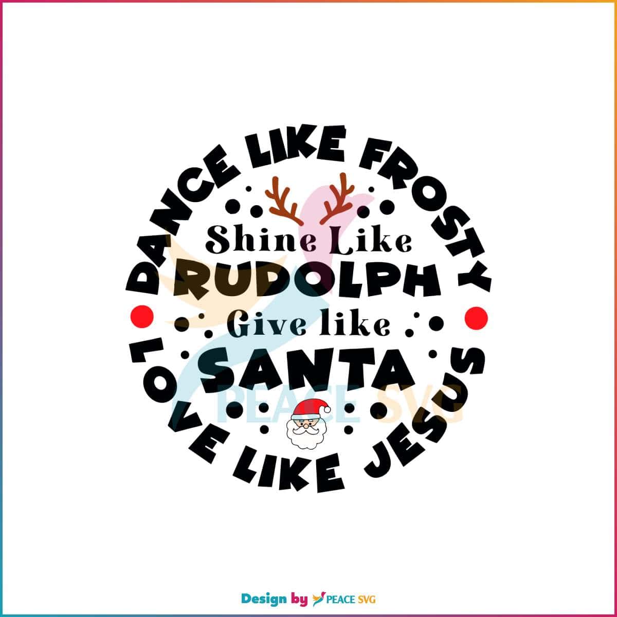 frosty-dance-christmas-love-like-jesus-svg-digital-cricut-file