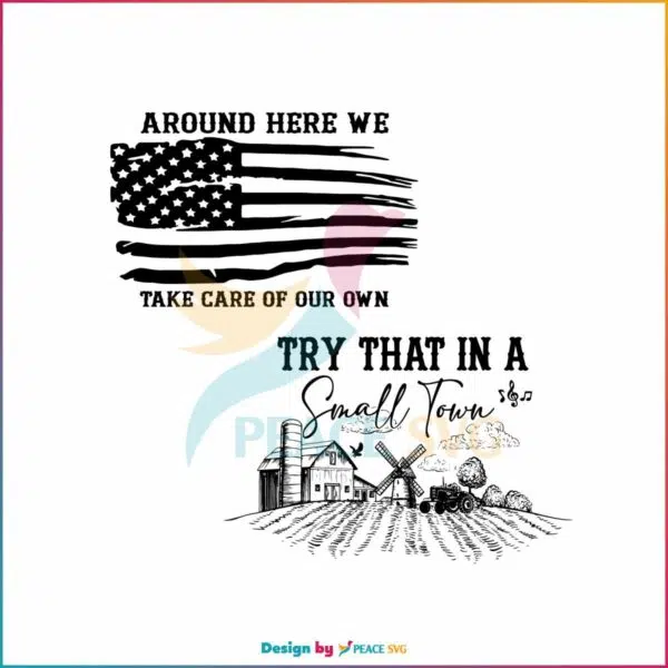 try-that-in-a-small-town-country-music-svg-bundle