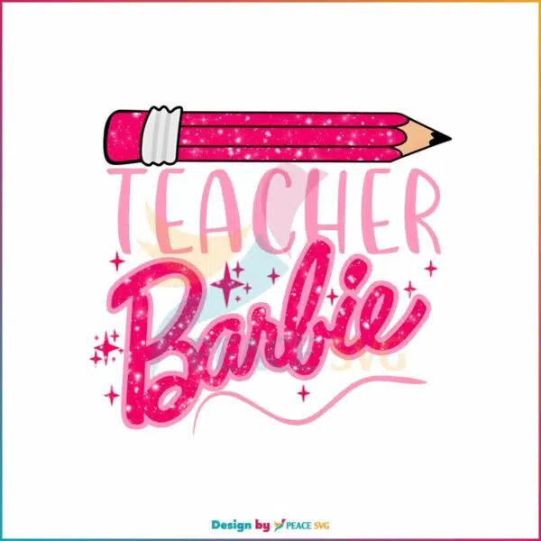 pink-pencil-teacher-barbie-back-to-school-png-download