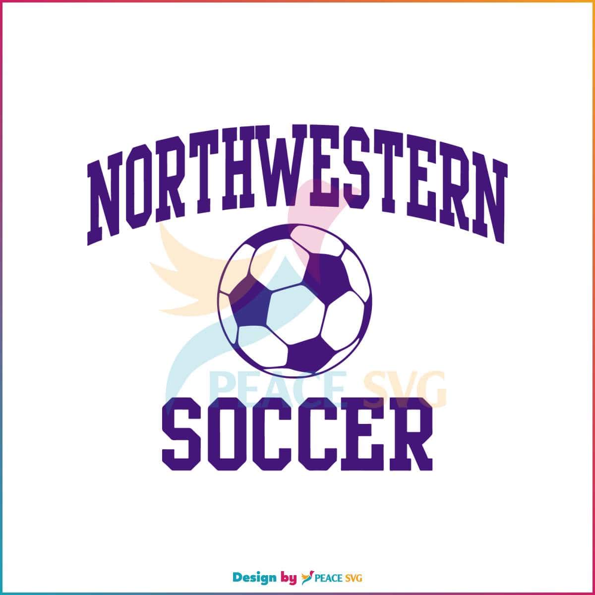 Northwestern Wildcats Soccer Crew SVG Cutting Digital File » PeaceSVG