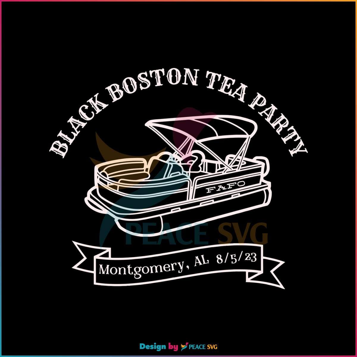 Alabama Brawl Black Boston Tea Party SVG Digital Cricut File » PeaceSVG