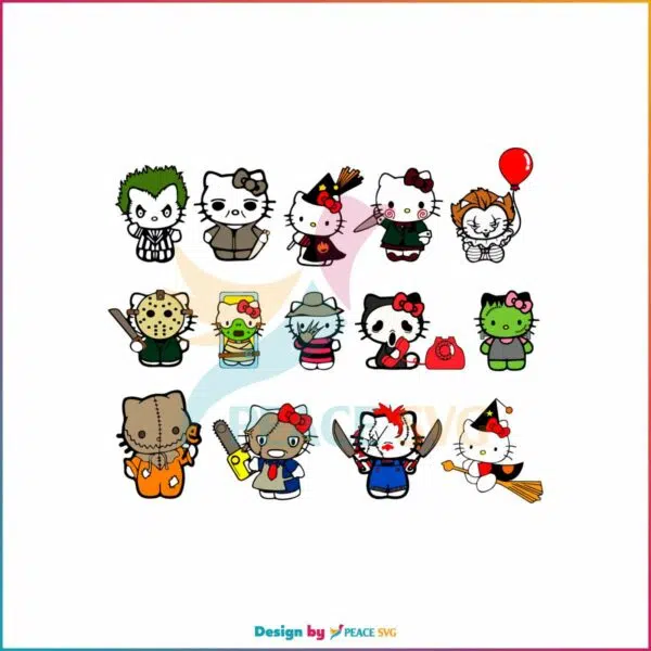 bundle-hello-kitty-horror-halloween-character-svg-bundle