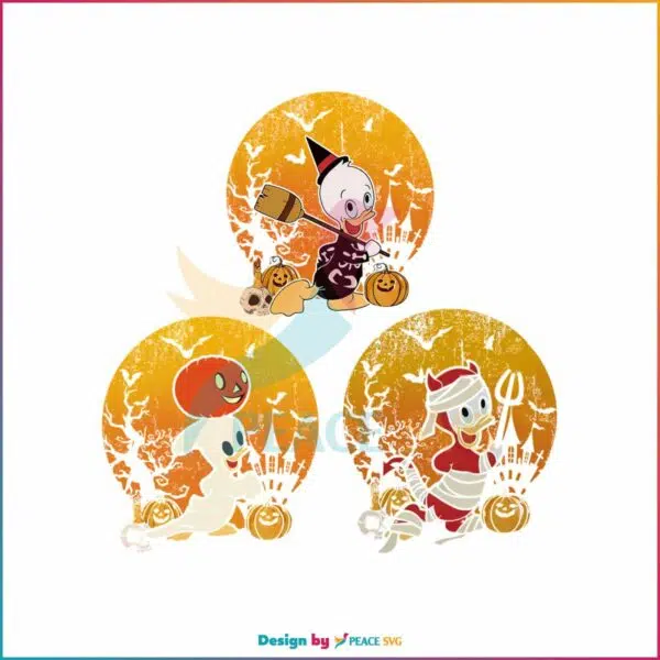 disney-duck-huey-dewey-louie-halloween-pumpkin-png-bundle