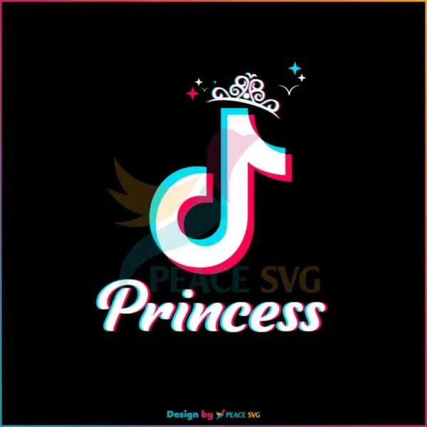 tiktok-princess-logo-tiktok-queen-svg-digital-cricut-files