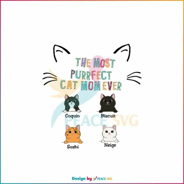 personalized-the-most-purrfect-cat-mom-ever-svg-design-file