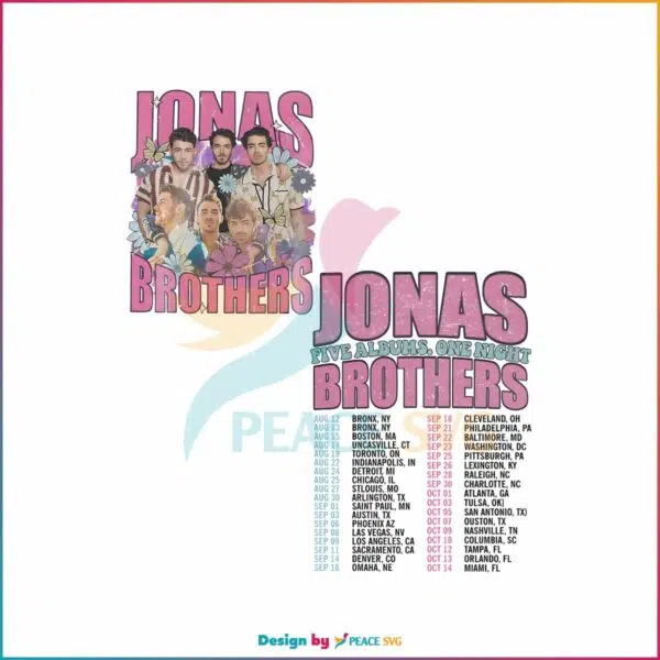 retro-floral-jonas-brother-five-albums-one-night-tour-png