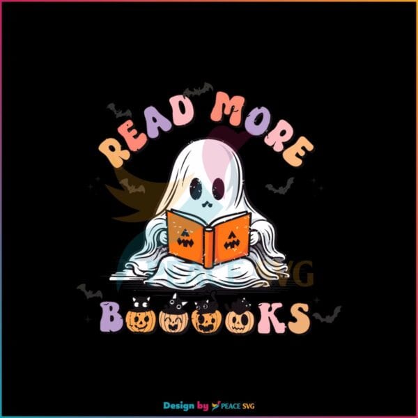 read-more-books-svg-spooky-teacher-ghost-svg-digital-file