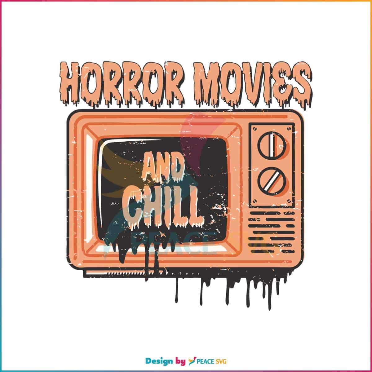 retro-halloween-horror-movies-and-chill-svg-digital-file