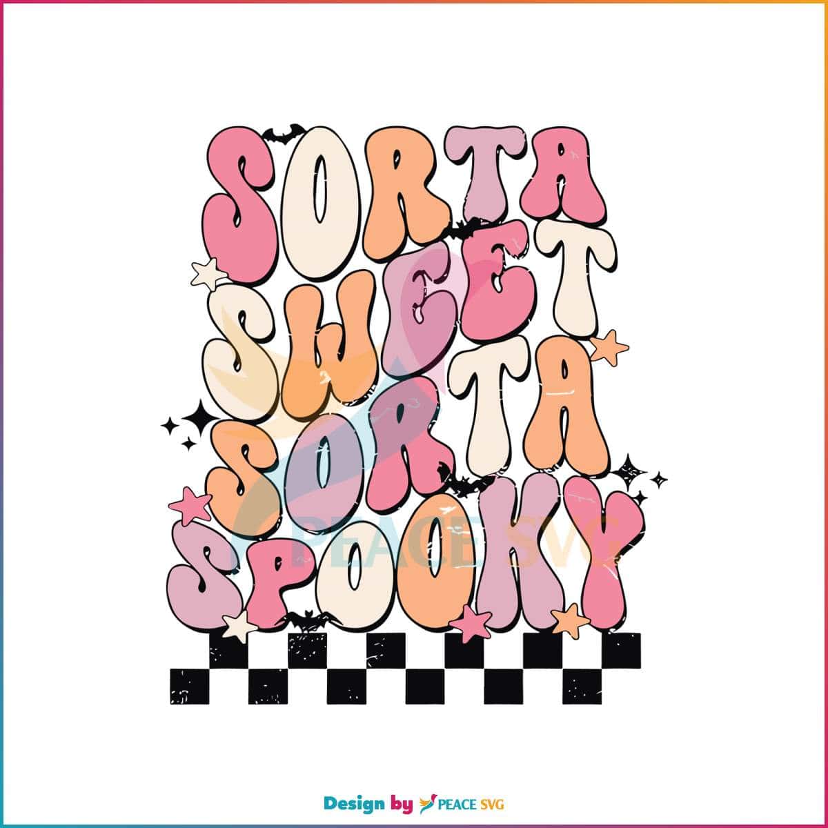 Sorta Sweet Sora Spooky Retro Halloween SVG Download » PeaceSVG