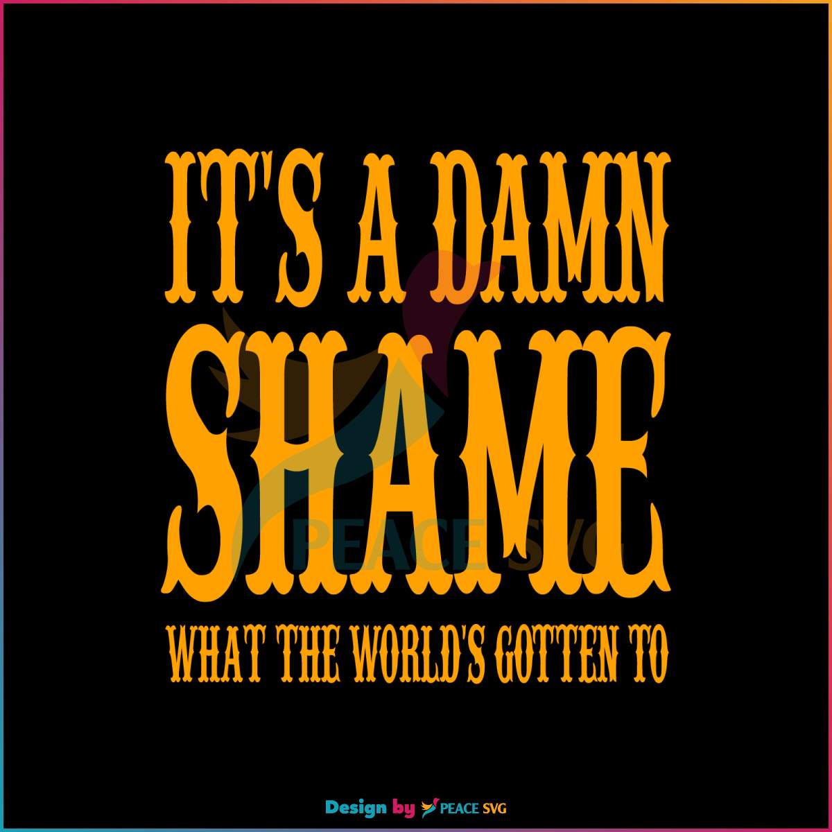 oliver-anthony-damn-shame-what-the-worlds-gotten-to-svg