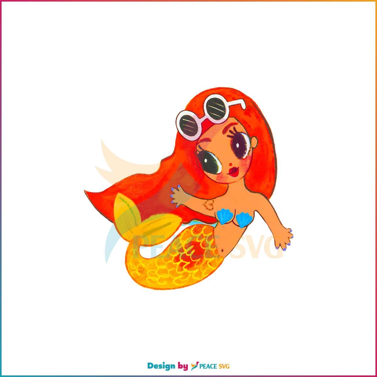 Cute Mermaid Karol G New Album Png Sublimation File Peacesvg