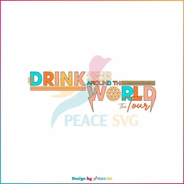 drinking-around-the-world-tour-svg-epcot-center-svg-file