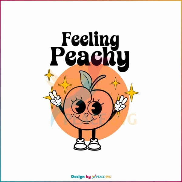 feeling-peachy-summer-svg-retro-summer-game-svg-file