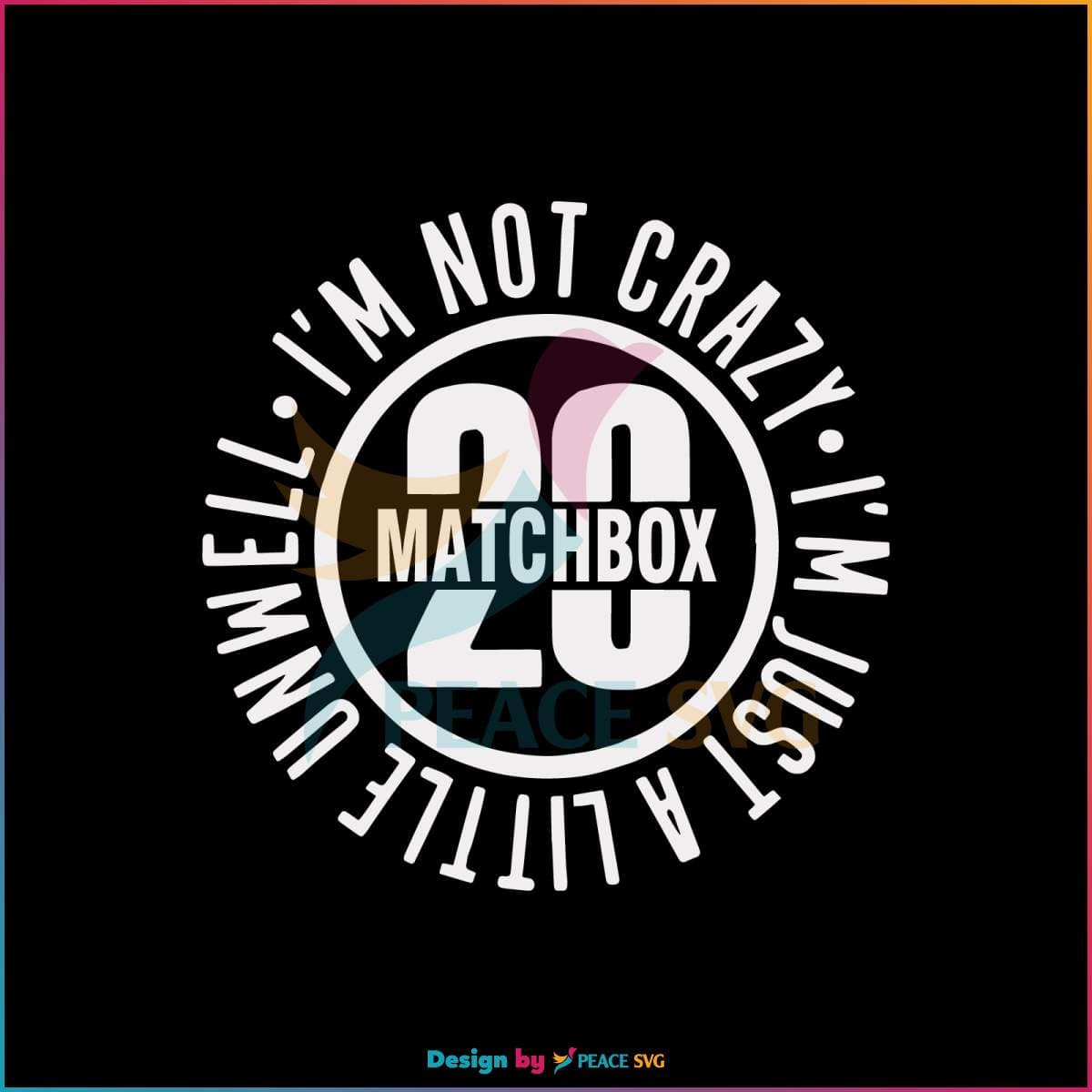 Retro Matchbox 20 Unwell Circle Logo SVG Graphic Design File » PeaceSVG