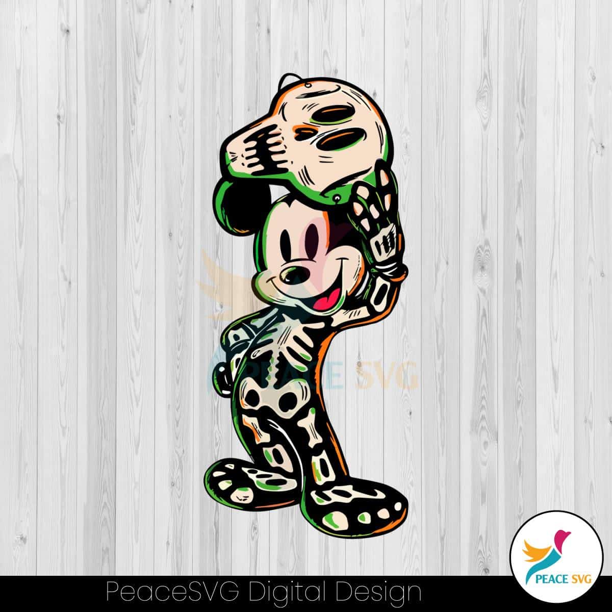 Disney Halloween Mickey Mouse Skeleton SVG Digital File » PeaceSVG