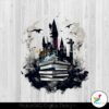 hogwarts-castle-books-crow-silhouette-png-download