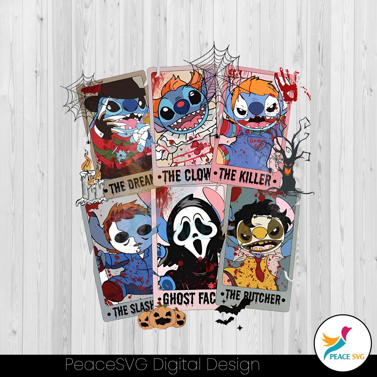 halloween-stitch-horror-characters-tarot-card-png-download
