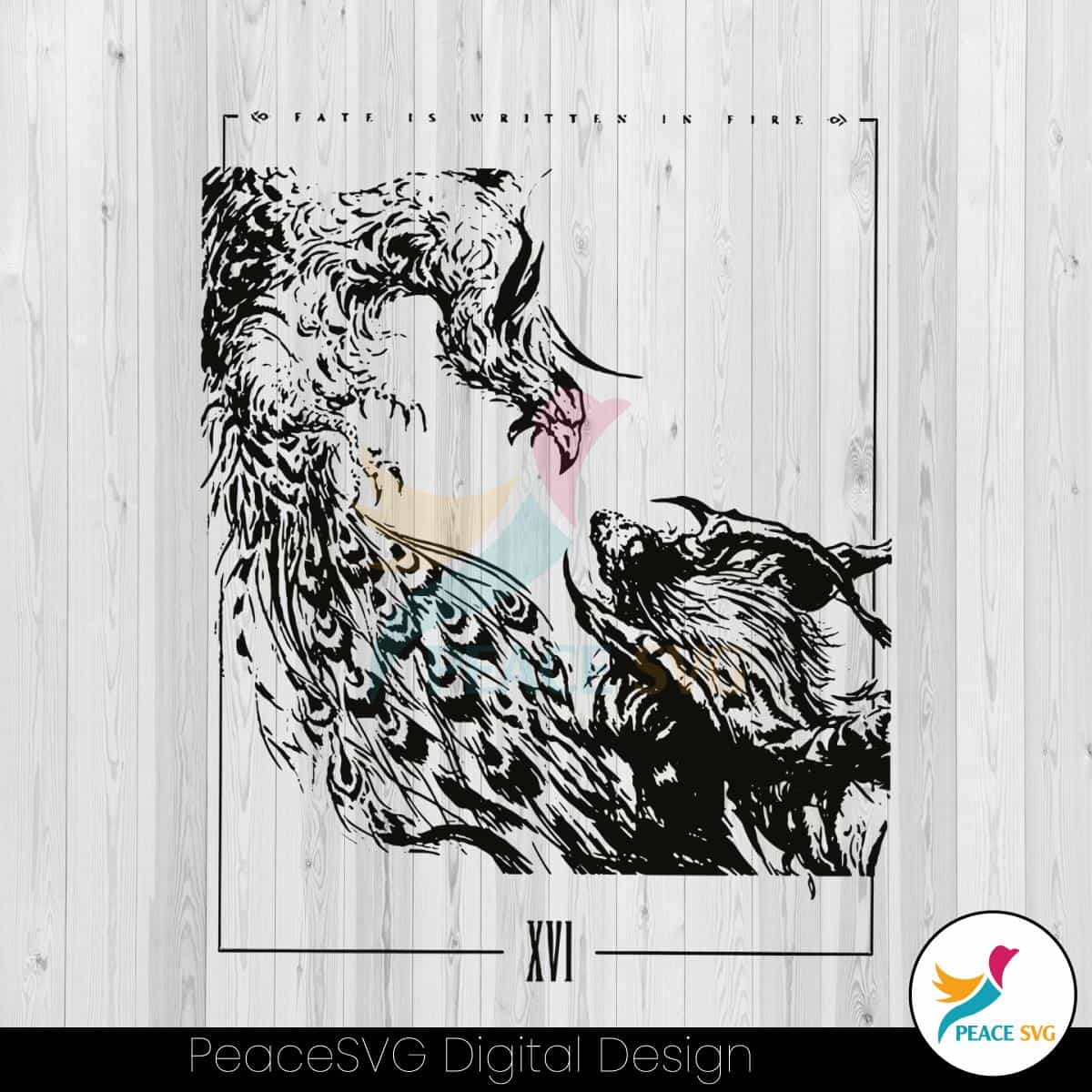 vintage-ff16-fate-is-written-in-fire-svg-graphic-design-file