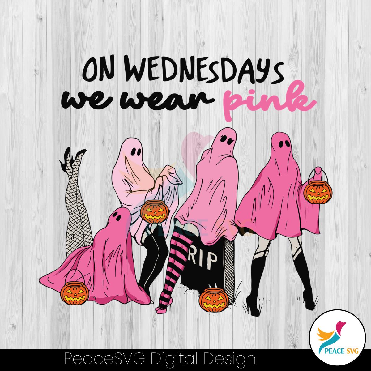 on-wednesday-we-wear-pink-ghost-halloween-svg-download
